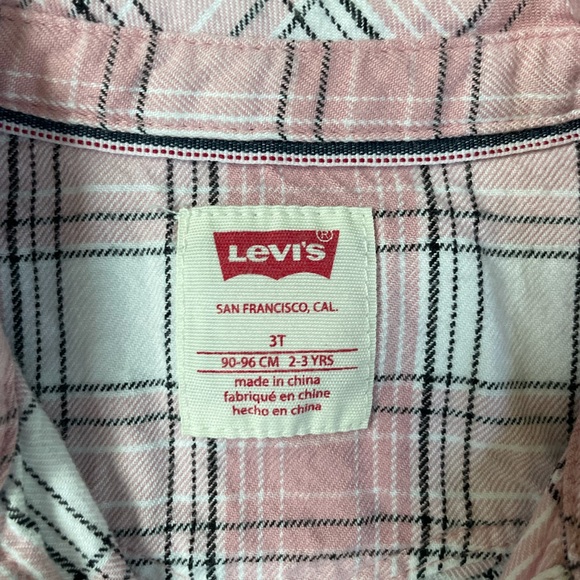 Levi’s (Girl) Plaid Button Down Shirt - Picture 2 of 3